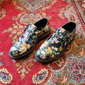 Vintage Doc Marten Floral Mary Jane Shoes